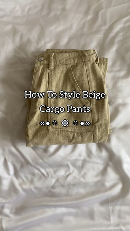 How to style cargo pants 📀🐣 

#LTKSeasonal #LTKstyletip #LTKfit