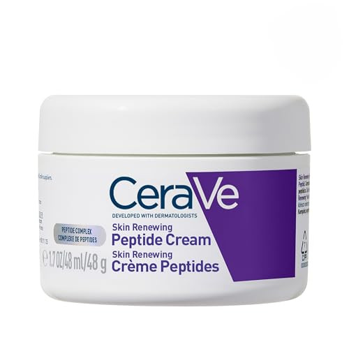 CeraVe Skin Renewing Night Cream, Niacinamide, Peptide Complex, and Hyaluronic Acid Moisturizer for Face, 1.7 Ounce, Packaging may Vary | Amazon (US)