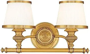 Hudson Valley Lighting Milton - Two Light Wall Sconce - 15.5 Inches Wide by 6.75 Inches High-Flem... | Amazon (US)