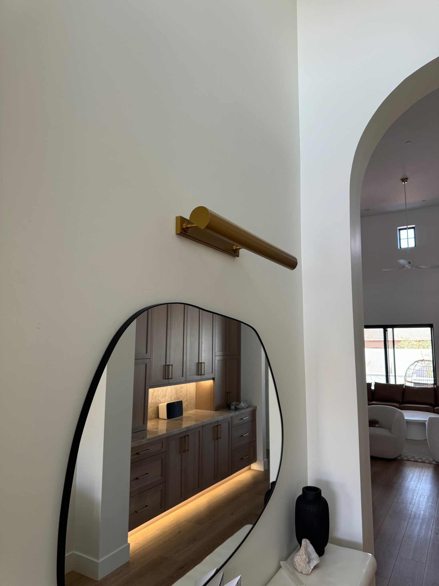 Picture Lights at Entry/Foyerr

#LTKHome #LTKFamily