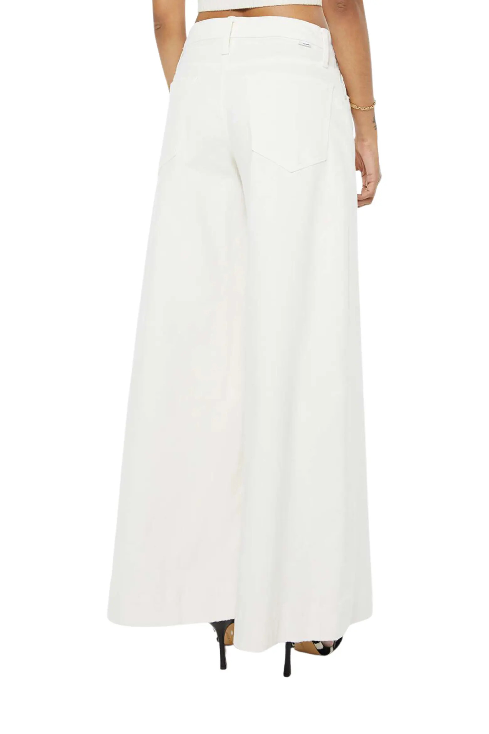 MOTHER Lil Headliner Sneak Wide Leg Jeans (Women) | Nordstrom | Nordstrom
