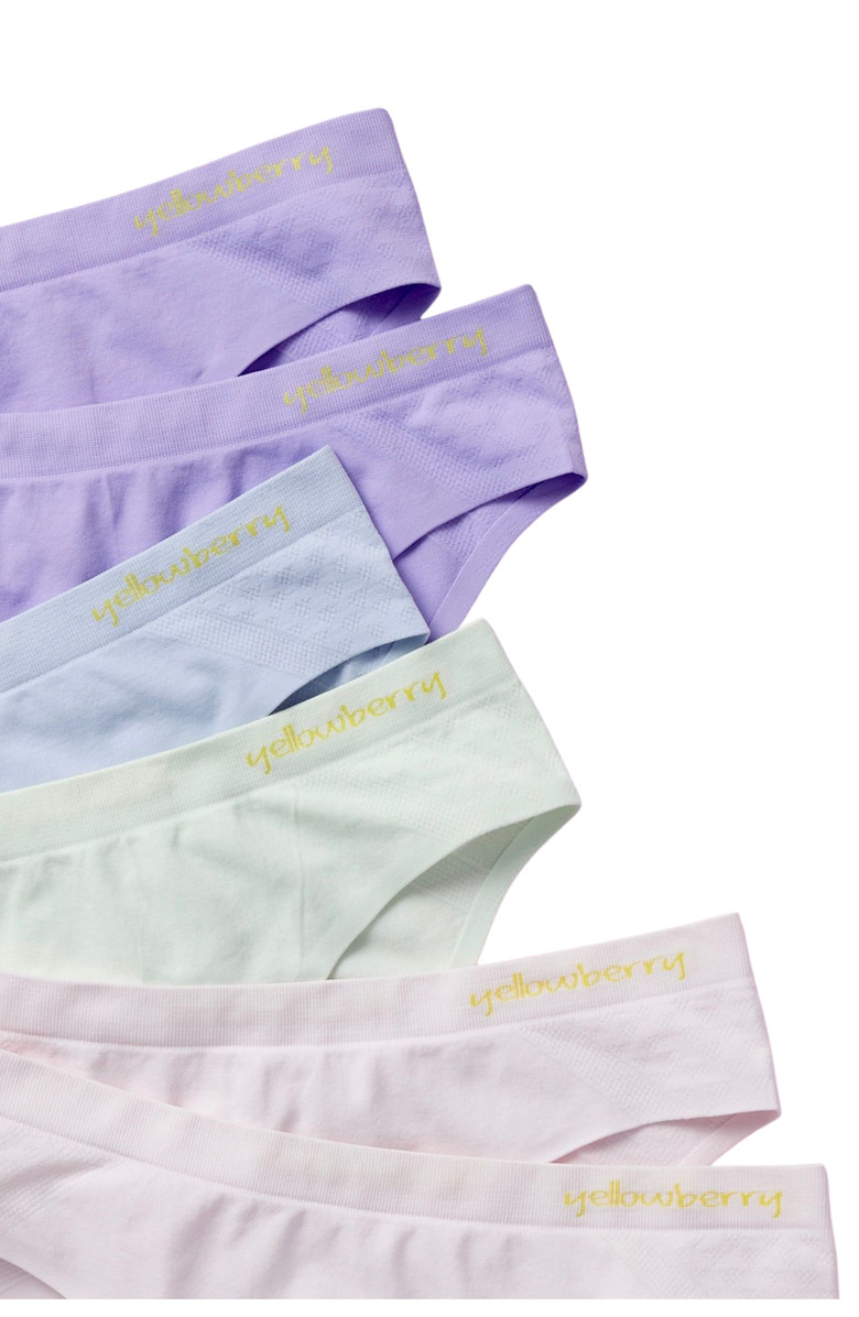 Yellowberry 6PK Seamless Bikini Underwear with Bonded Seam | Nordstrom | Nordstrom