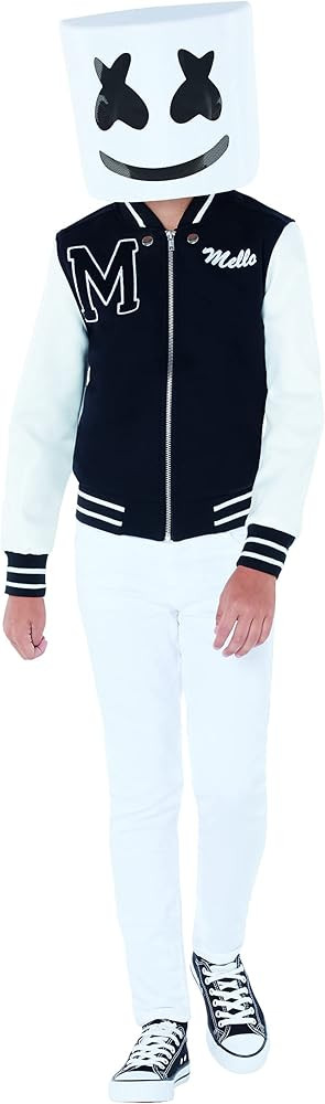 Marshmello Kids Jacket | Officially Licensed | DJ Cosplay | Easy Halloween Costume | Mask Not Inc... | Amazon (US)