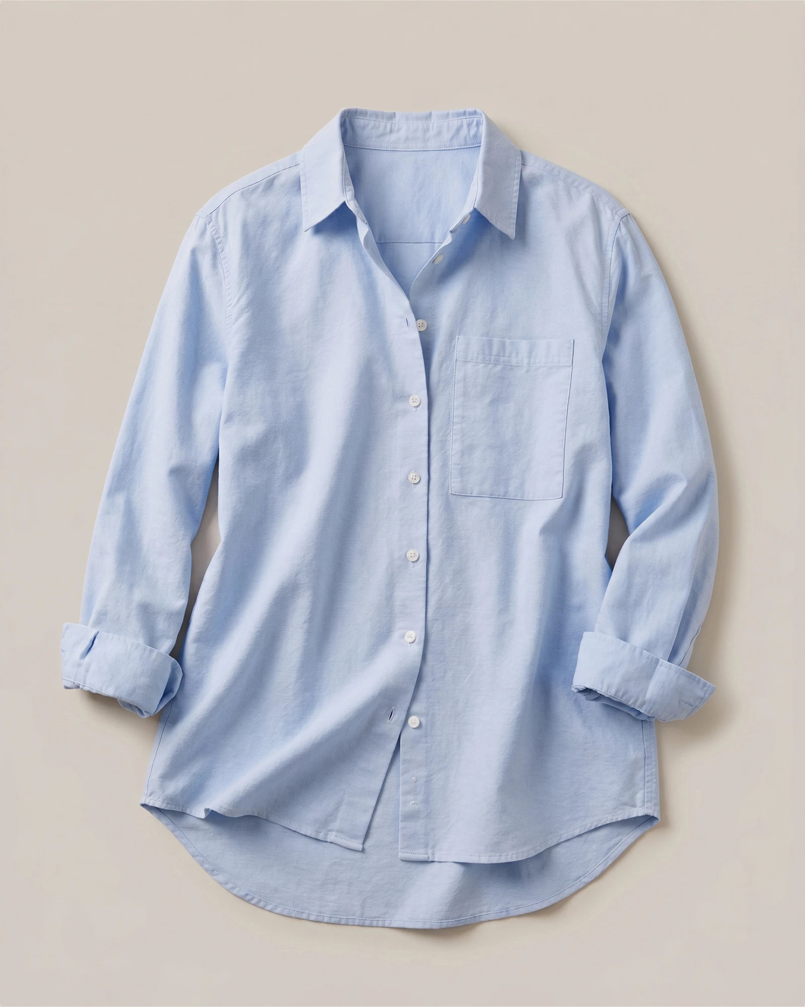 Organic Cotton Relaxed Oxford Shirt