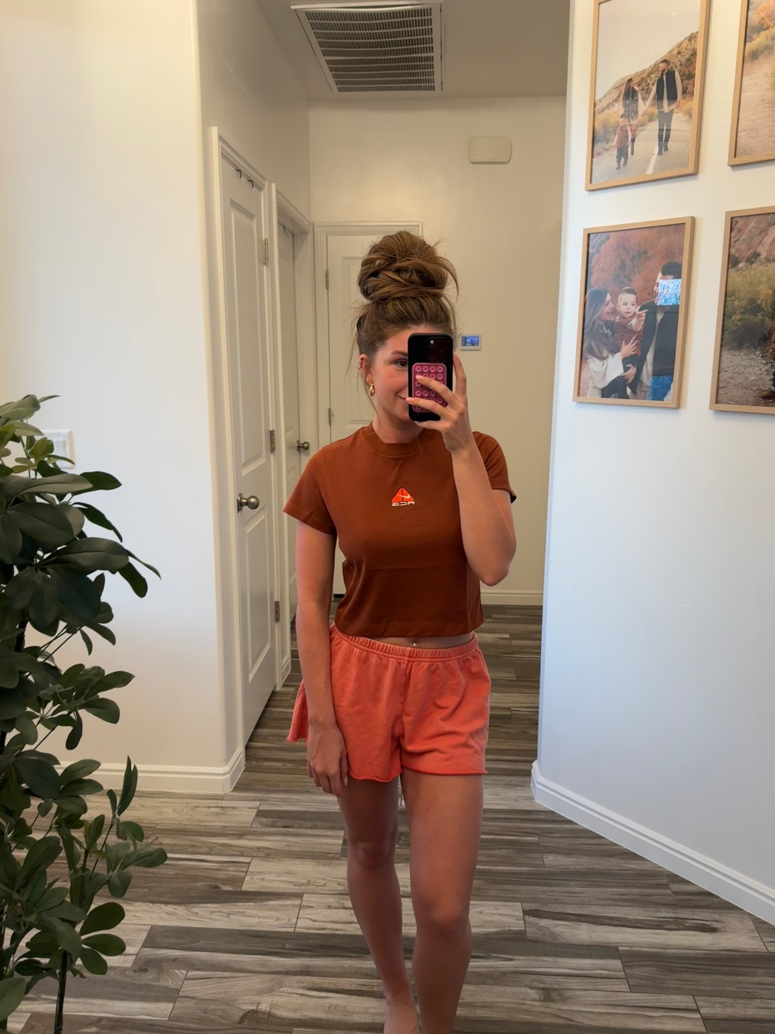 Size medium Nike top and size medium urban outfitters bottoms 