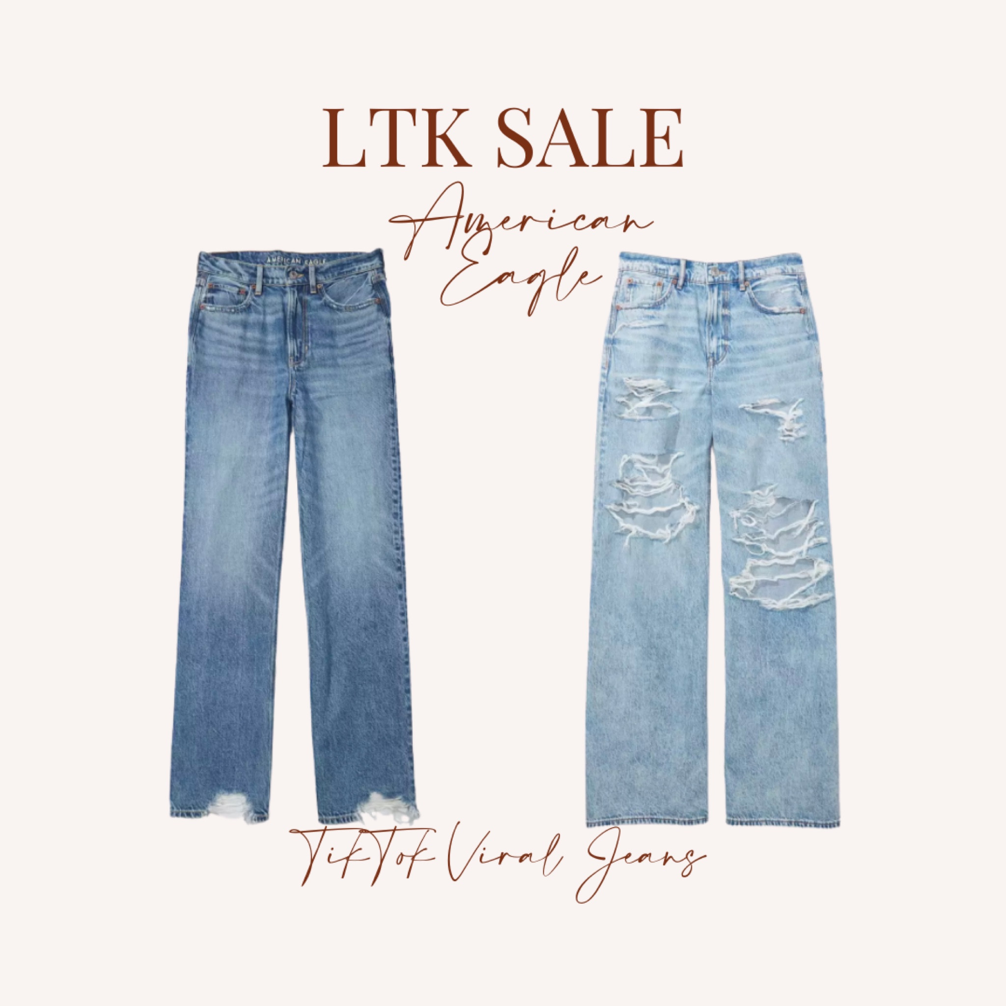 American Eagle TikTok Viral Jeans

#LTKunder100 #LTKSale