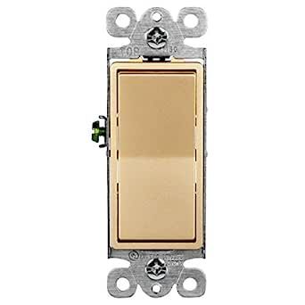 ENERLITES Elite Series Decorator Rocker Light Switch, 15A 120V/277V, Gloss Finish, Single Pole, 3... | Amazon (US)