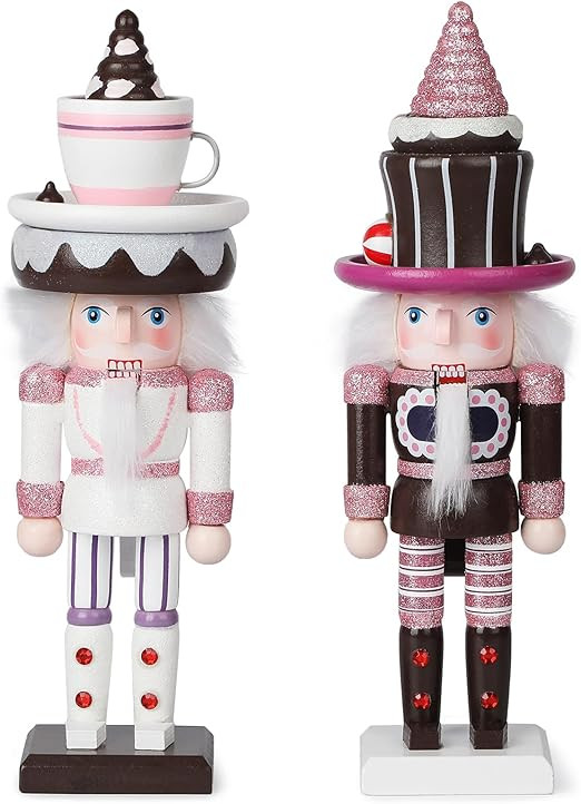Nutcracker Figures, Christmas Decoration Figurine Collection, Holiday House Wood Occasion Ornamen... | Amazon (CA)