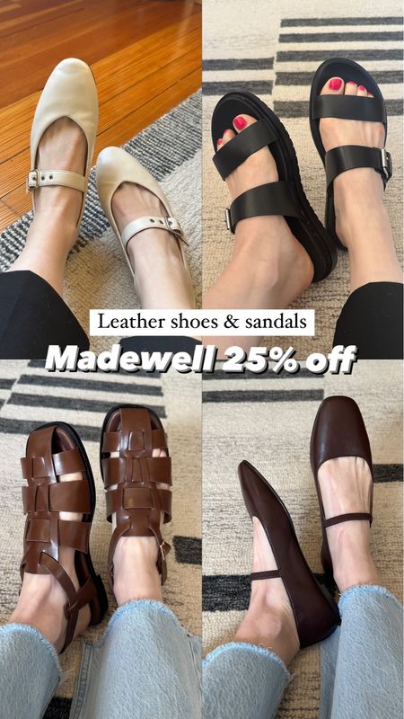 Madewell 25% off shoes & sandals
6.5 cream ballet flats
7 black sandals
7 brown fisherman sandals
6.5 raisin ballet flats


#LTKsalealert #LTKshoecrush #LTKSeasonal