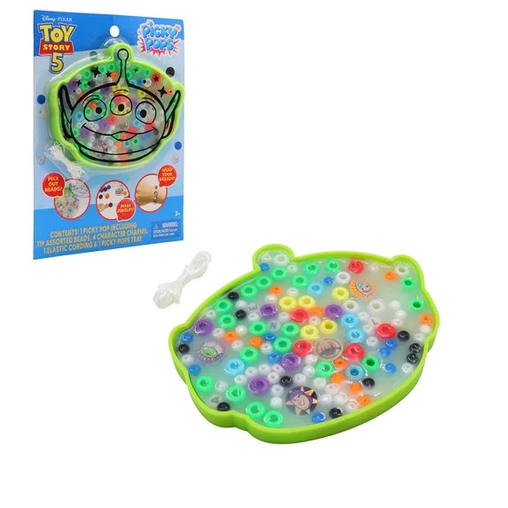 Disney and Pixar Toy Story Picky Pops Activity, Fidget Jewelry Kit with Beads, Charms, and Gel Pa... | Walmart (US)