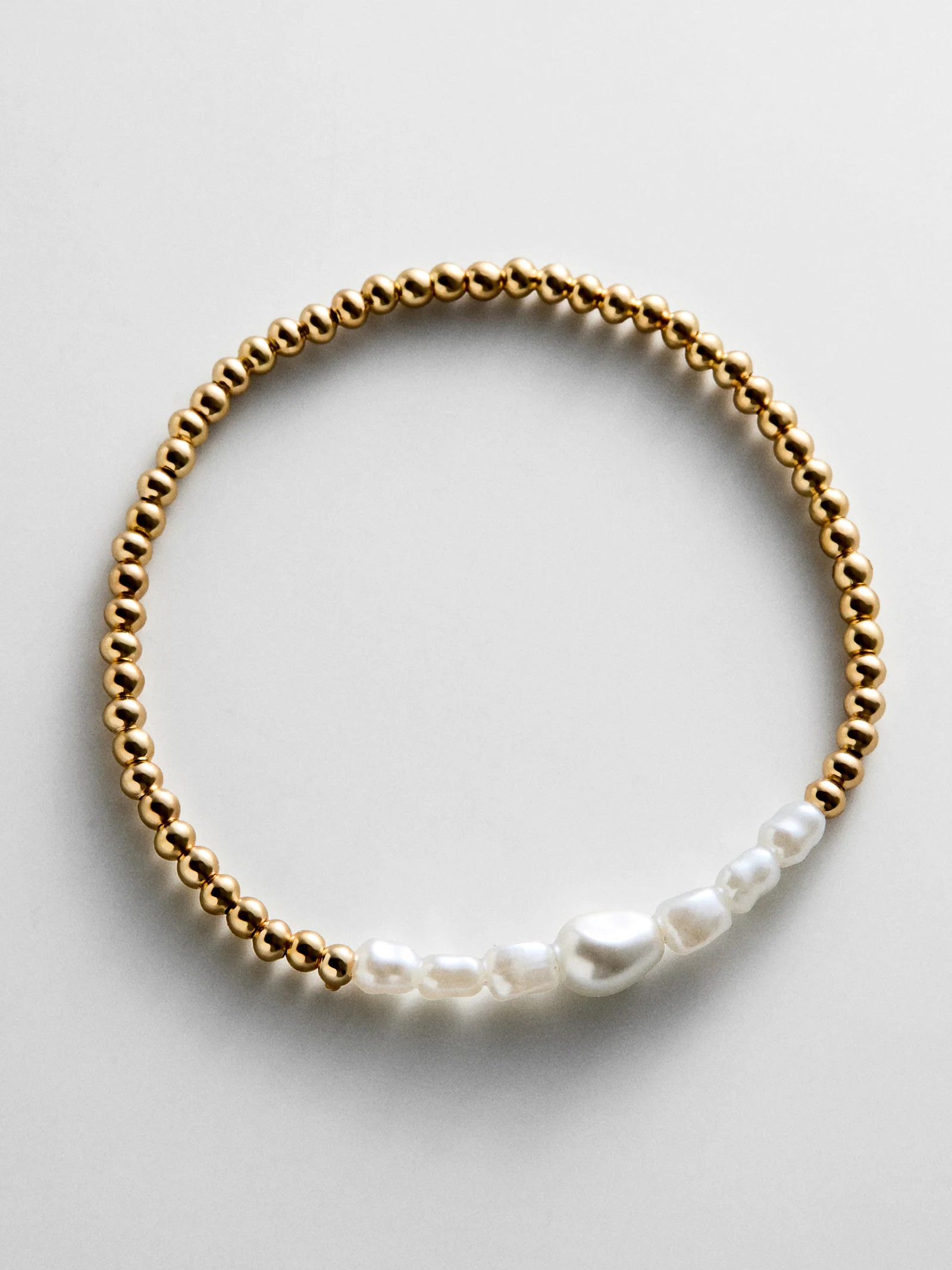 Ginnie Pearl Bracelet - Centered Row Pearl | BaubleBar