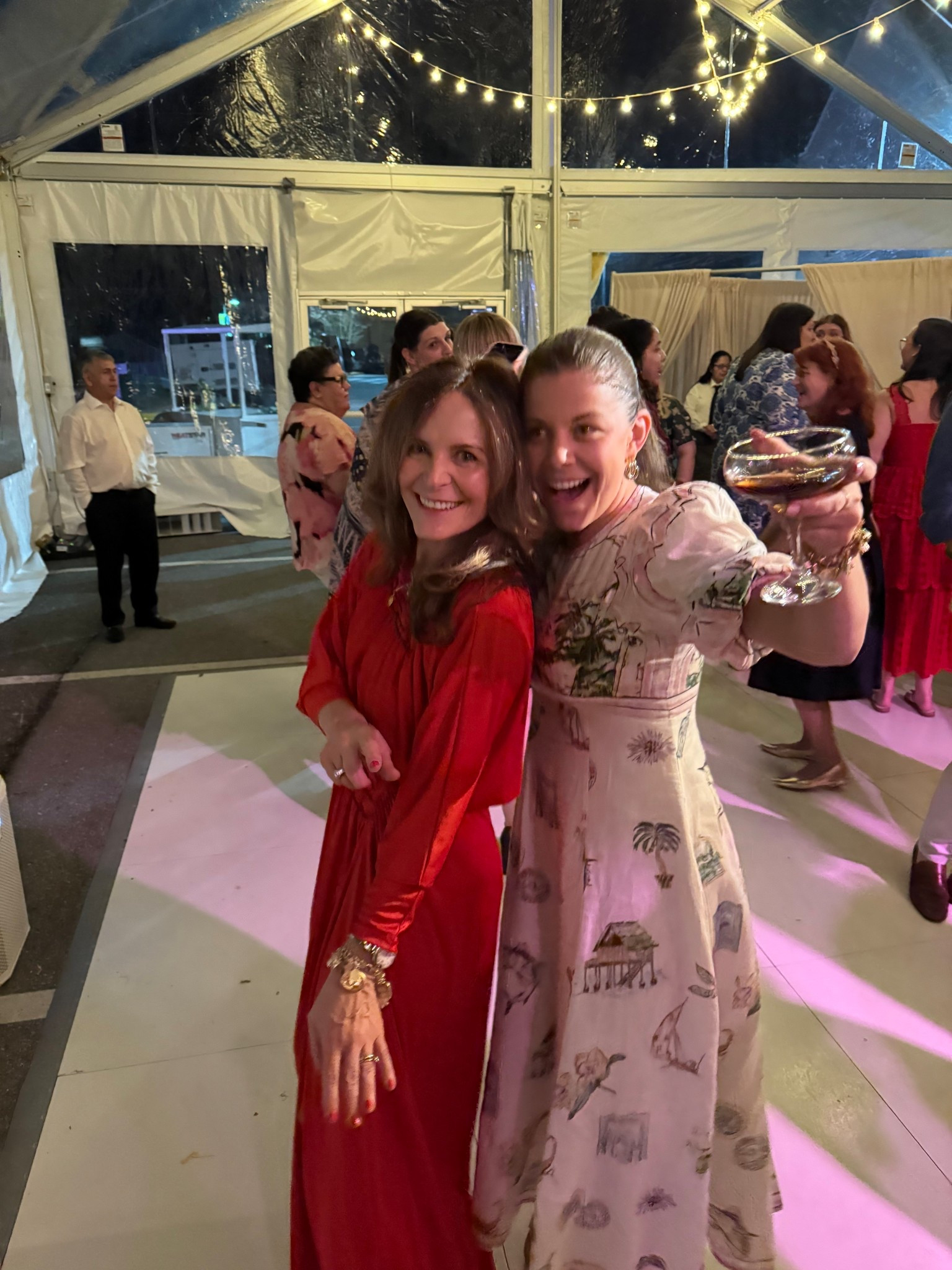 Can’t see our shoes but we danced all night!