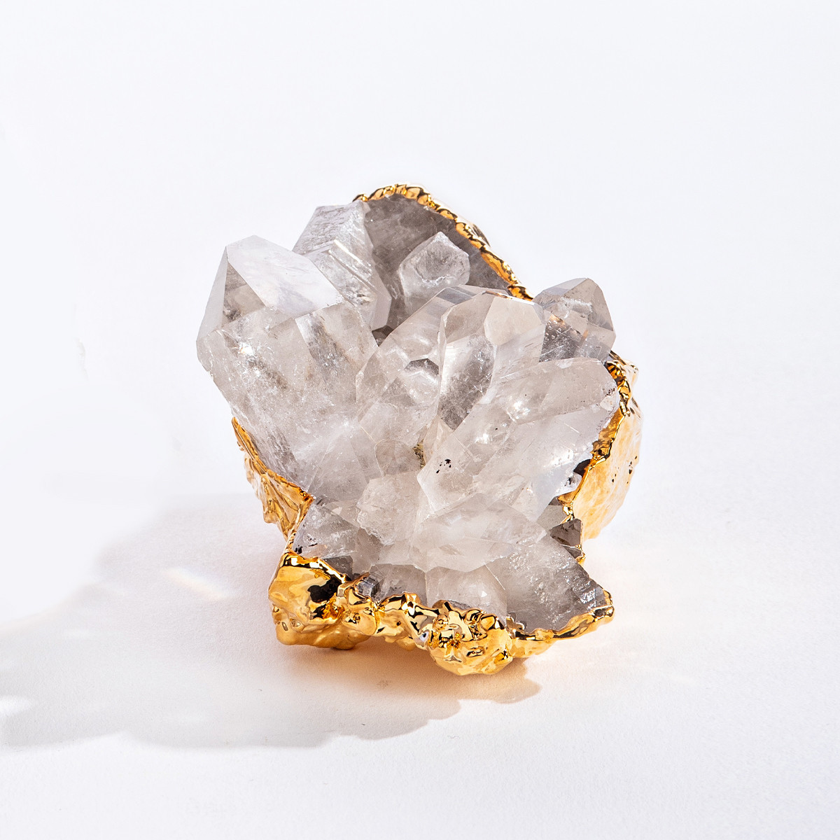 Gilded Quartz Paperweight  |  Shoppe Geo | Shoppe Geo