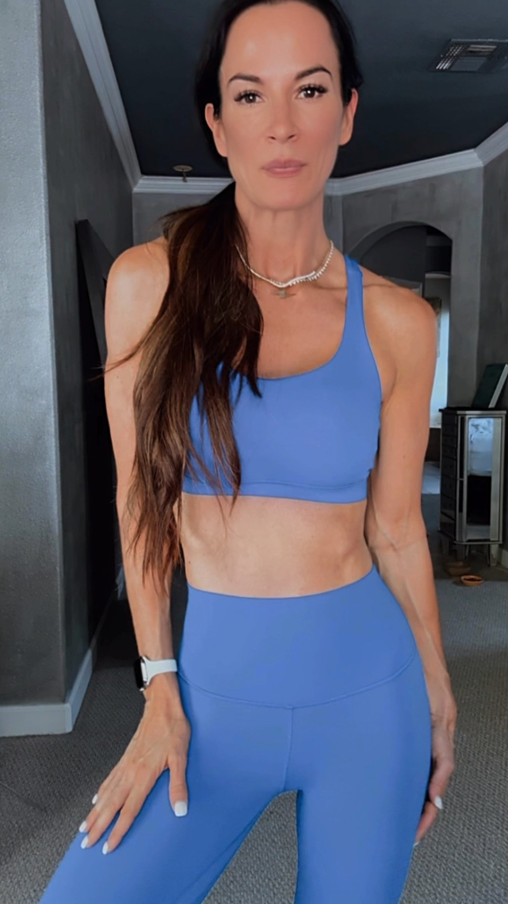 I basically live in workout clothes—so when @lululemon dropped this new Galactic Cobalt, you know I had to grab my faves.

Wearing the Energy Bra, Align Leggings, and the Shake It Out High-Rise Shorts… soft, sculpting, and seriously comfy. 💙 

Wearing size 2 pants, XS shorts, and 6 bra 

#Lululemon #GalacticBlue #LTKfit #ActivewearEveryday #nicolecolee #fashionblogger #styleblogger 