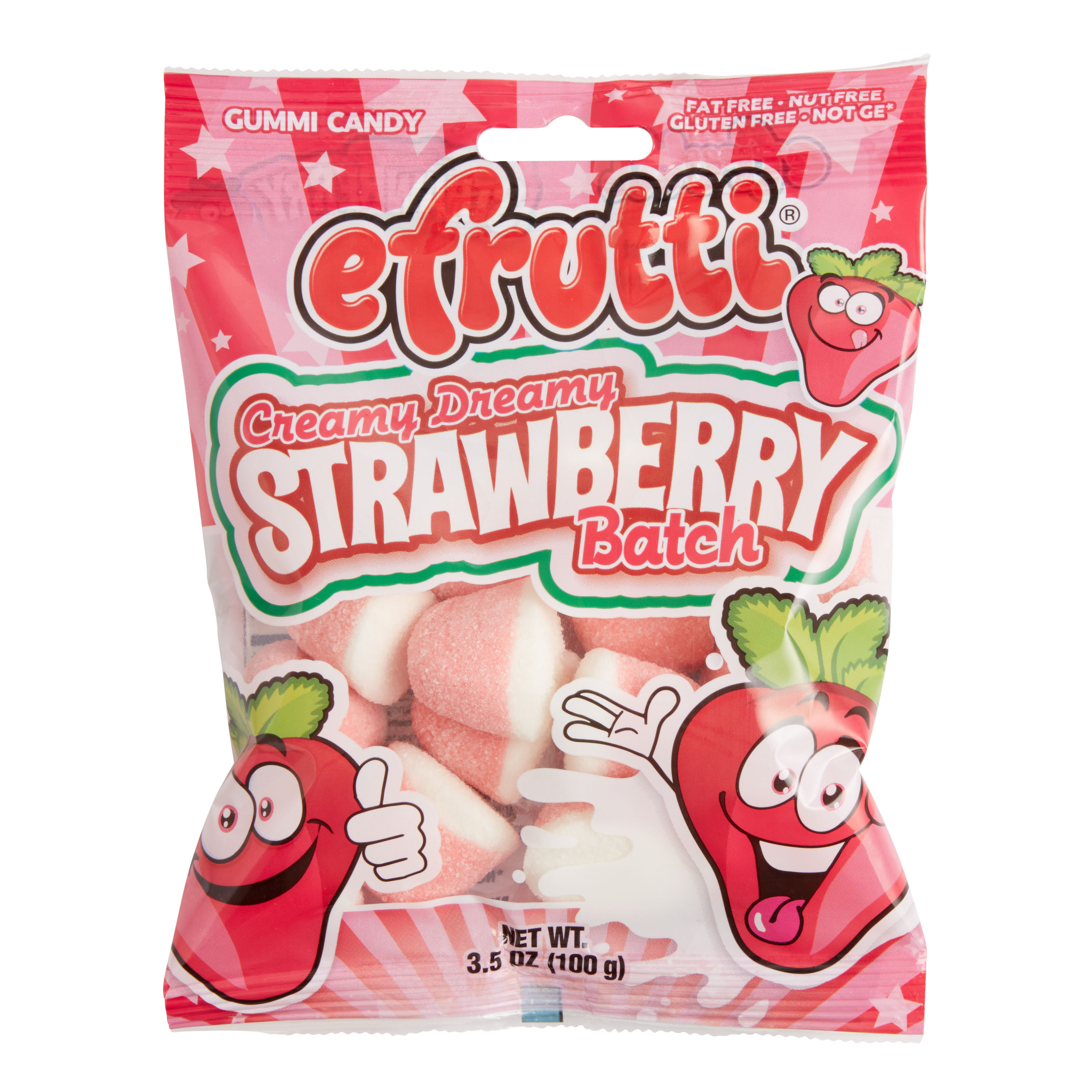 Efrutti Creamy Dreamy Strawberry Batch Gummy Candy | World Market