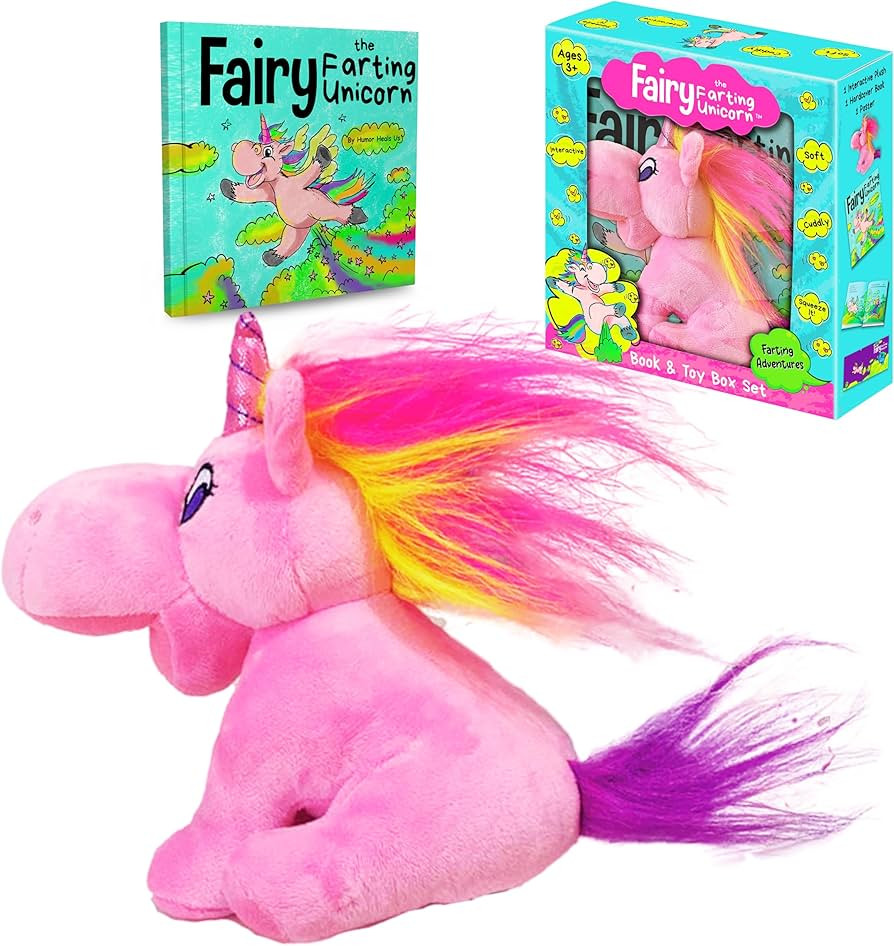 Fairy the Farting Unicorn Interactive Farting Toy Book Gift Box Set | Amazon (US)