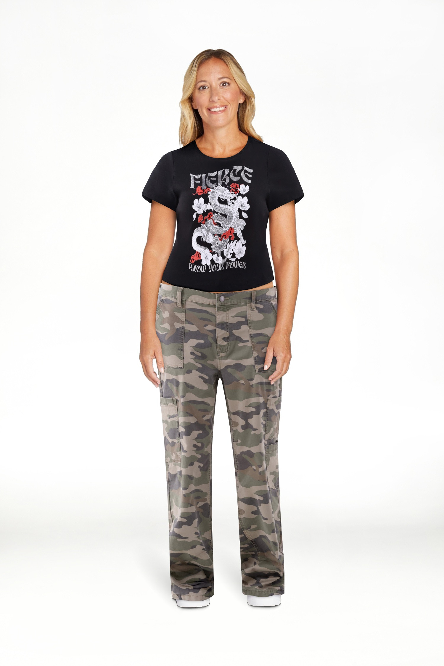 No Boundaries Cargo Wide-Leg Pants, 31.5'' Inseam, Women's and Women's Plus Sizes XXS-4X | Walmart (US)