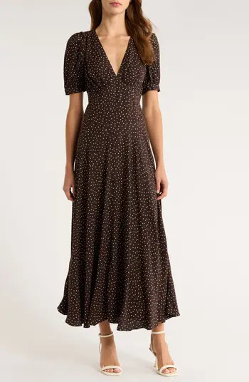 Naira Puff Sleeve Maxi Dress | Nordstrom