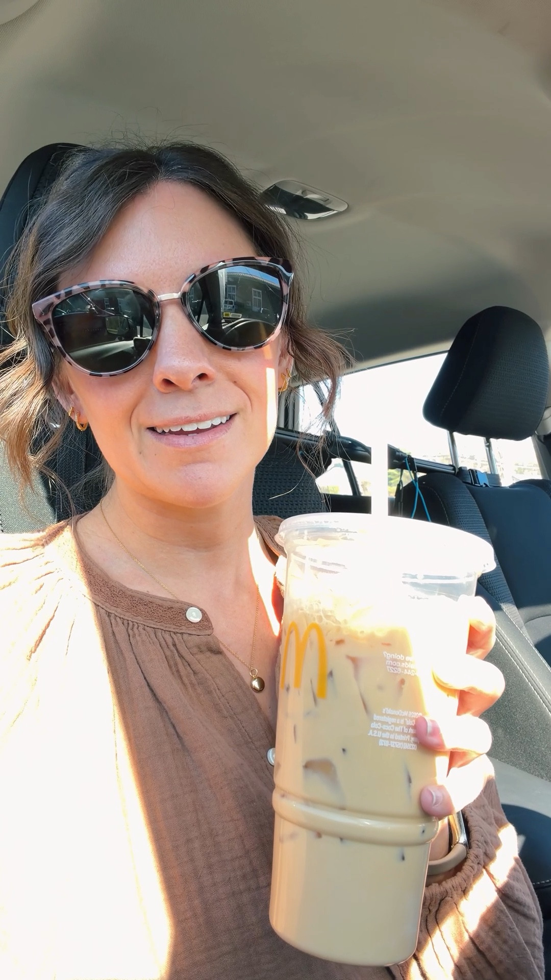 A large iced coffee kind of day🙌🏽

Picked up this cuteeee little gauze cotton top the other day! I’ll wear it like this and unbuttoned as a layer. Size small (I will wash and dry it and it’ll shrink—if I wasn’t going to do that I would do an xs!) 

size 24 short in my jeans (short isn’t available anymore but the raw hem makes them easily cut off).

36 in my Birkenstock sandals.

My sunglasses are prescription so I linked similar! 

#LTKdayinmylife #LTKstorytime #LTKmorningroutine