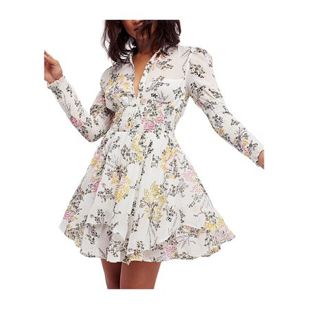 Free People Womens Peasant Fit & Flare Dress | Walmart (US)