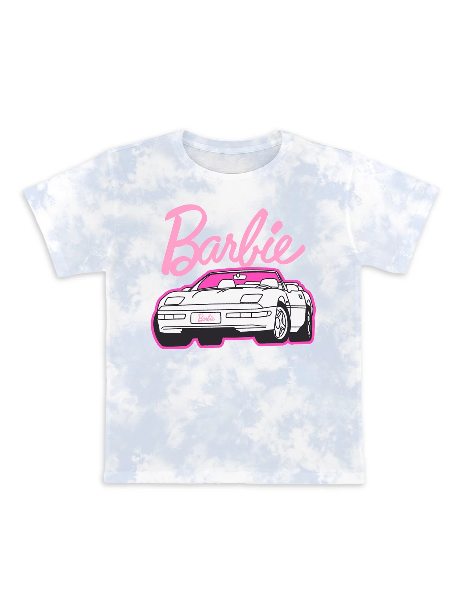 Mattel Girls Barbie, Crew Neck, Short Sleeve, Graphic T-Shirt, Size 4-16 | Walmart (US)