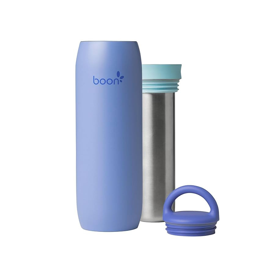 Boon Frosh Portable Breast Milk Chiller - Stainless Steel Breast Milk Cooler - Stainless Steel Po... | Amazon (US)