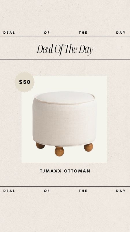 Deal of the Day - TJMaxx Ottoman // only $50!

#LTKhome #LTKfindsunder50 #LTKfindsunder100