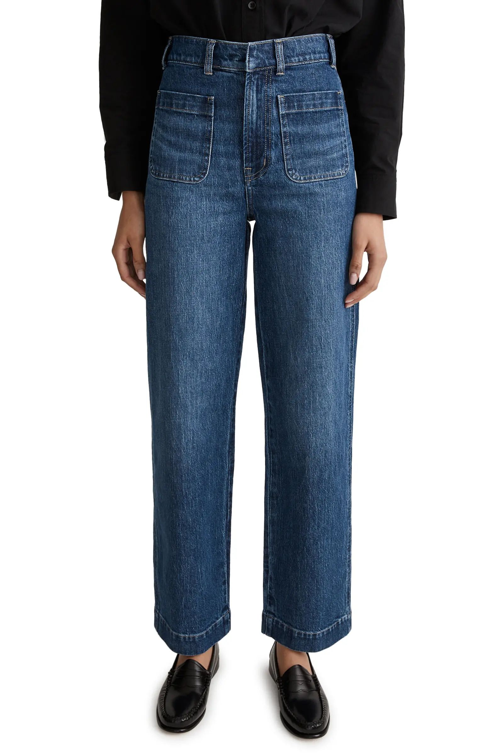Madewell The Perfect Vintage Wide Leg Jeans | Nordstrom | Nordstrom