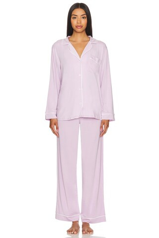 Gisele Long PJ Set in Lavender & Ivory | Revolve Clothing (Global)