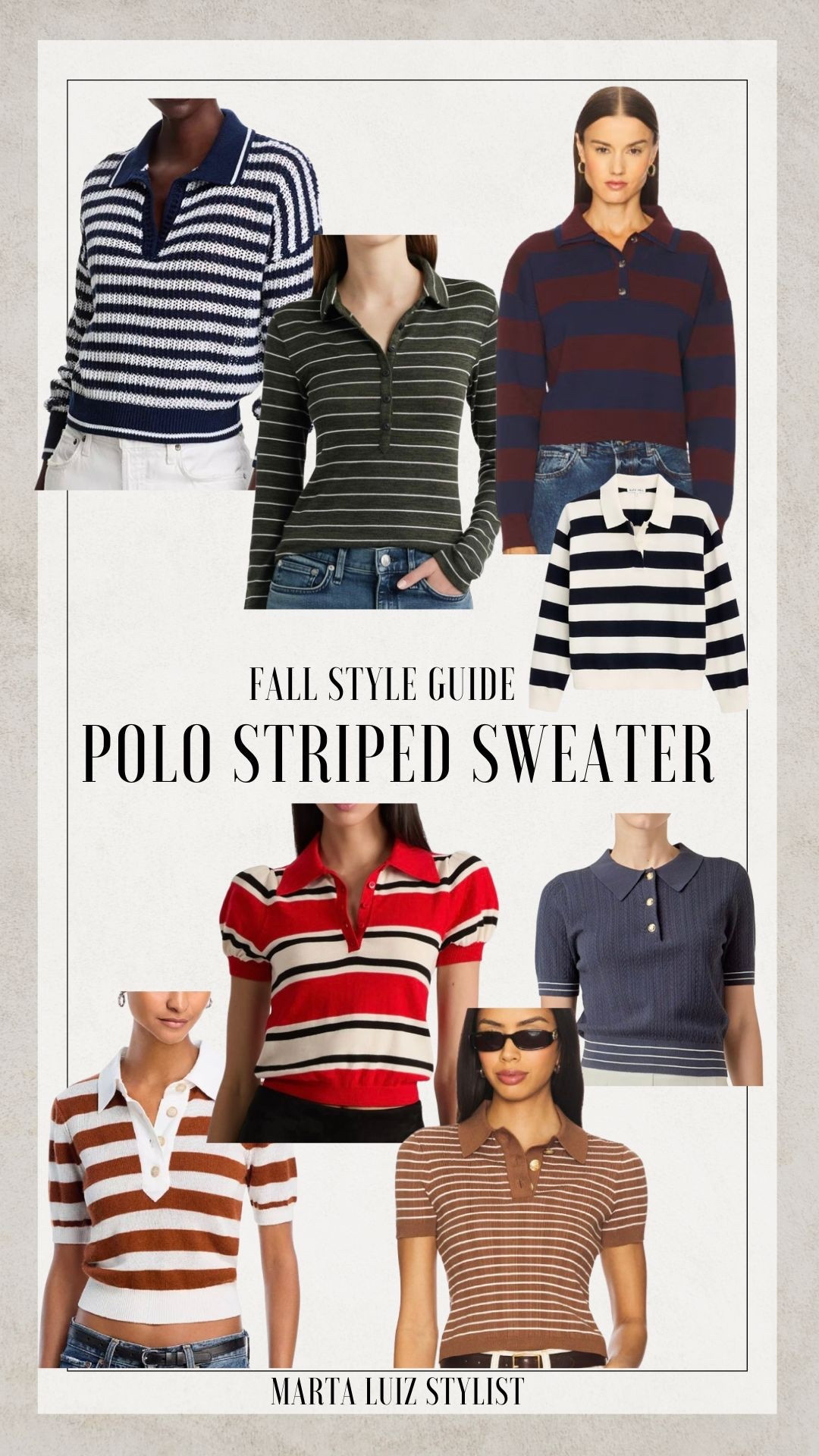 Fall/Winter style guide 
Polo striped sweater #LTKStyleTip

#LTKSeasonal