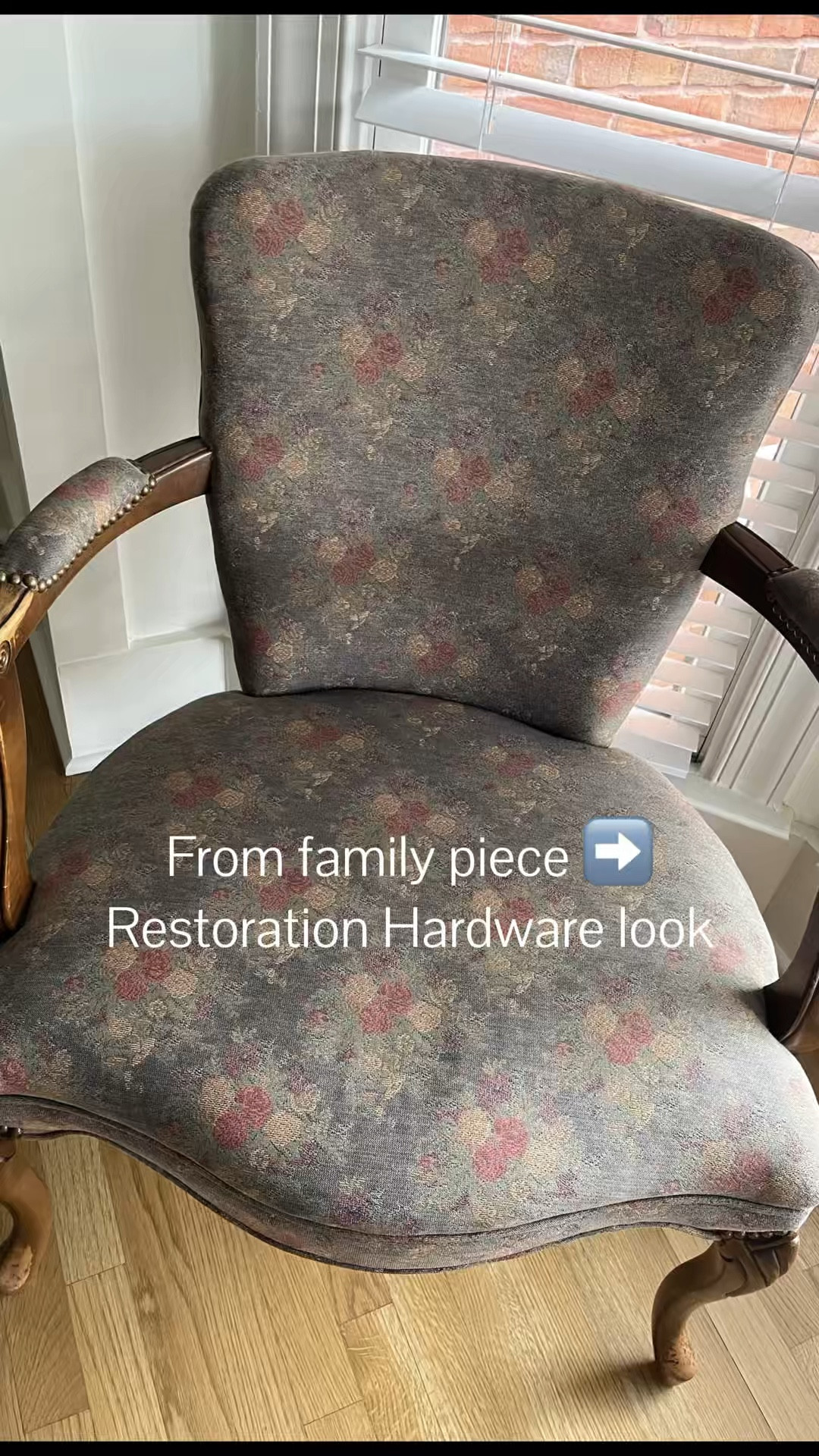 This chair has been in my family for years… but it didn’t quite fit our home anymore.

Instead of getting rid of it, I refinished it—and now it looks like something straight out of Restoration Hardware.

Proof you don’t always need to buy new to get the look 🤍

#LTKHome