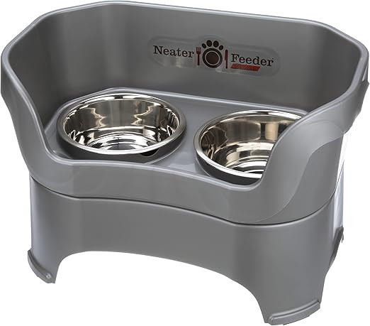 Neater Feeder Deluxe for Large Dogs - Mess Proof Pet Feeder with Stainless Steel Food & Water Bow... | Amazon (US)