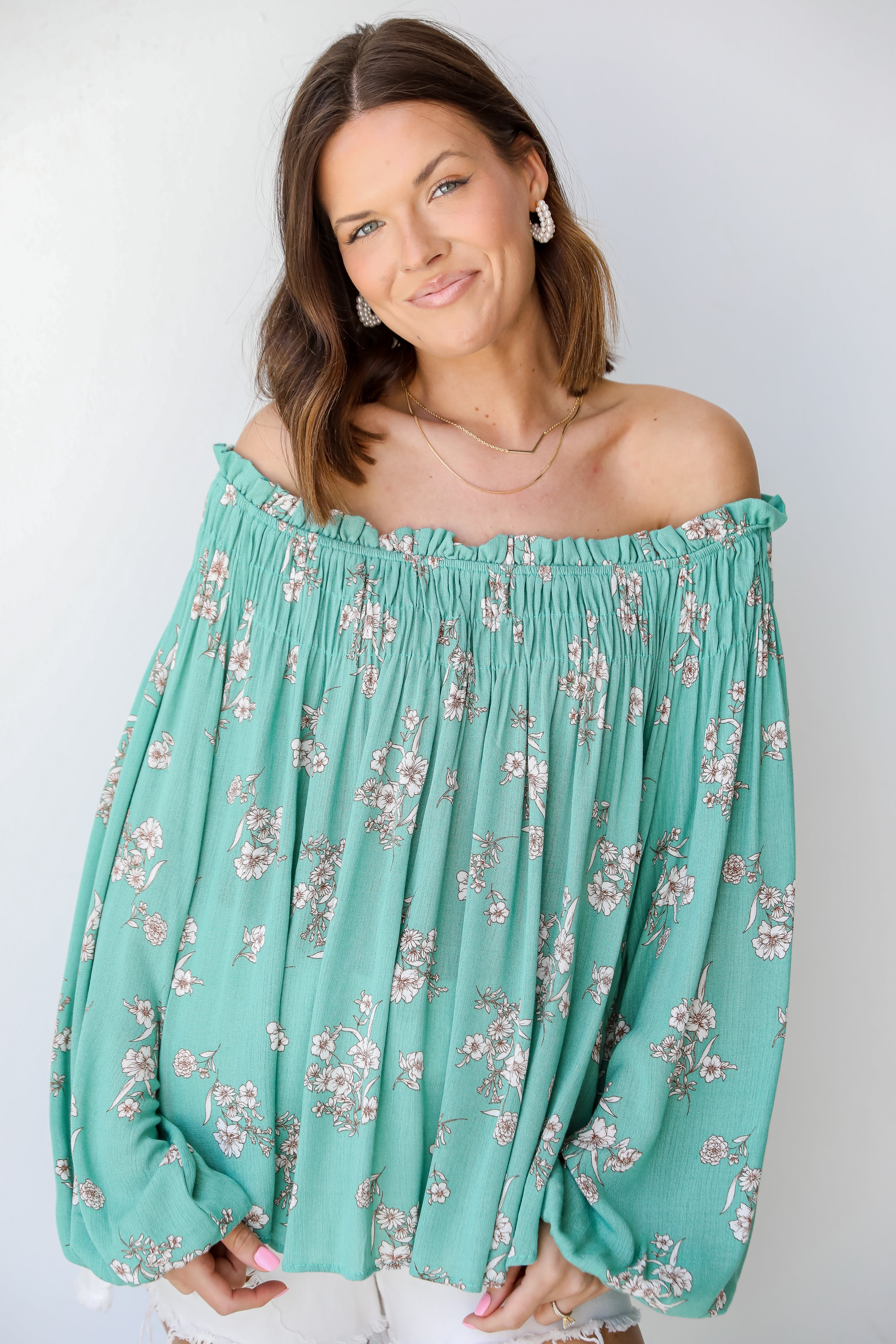 Lush Looks Floral Blouse | Dress Up