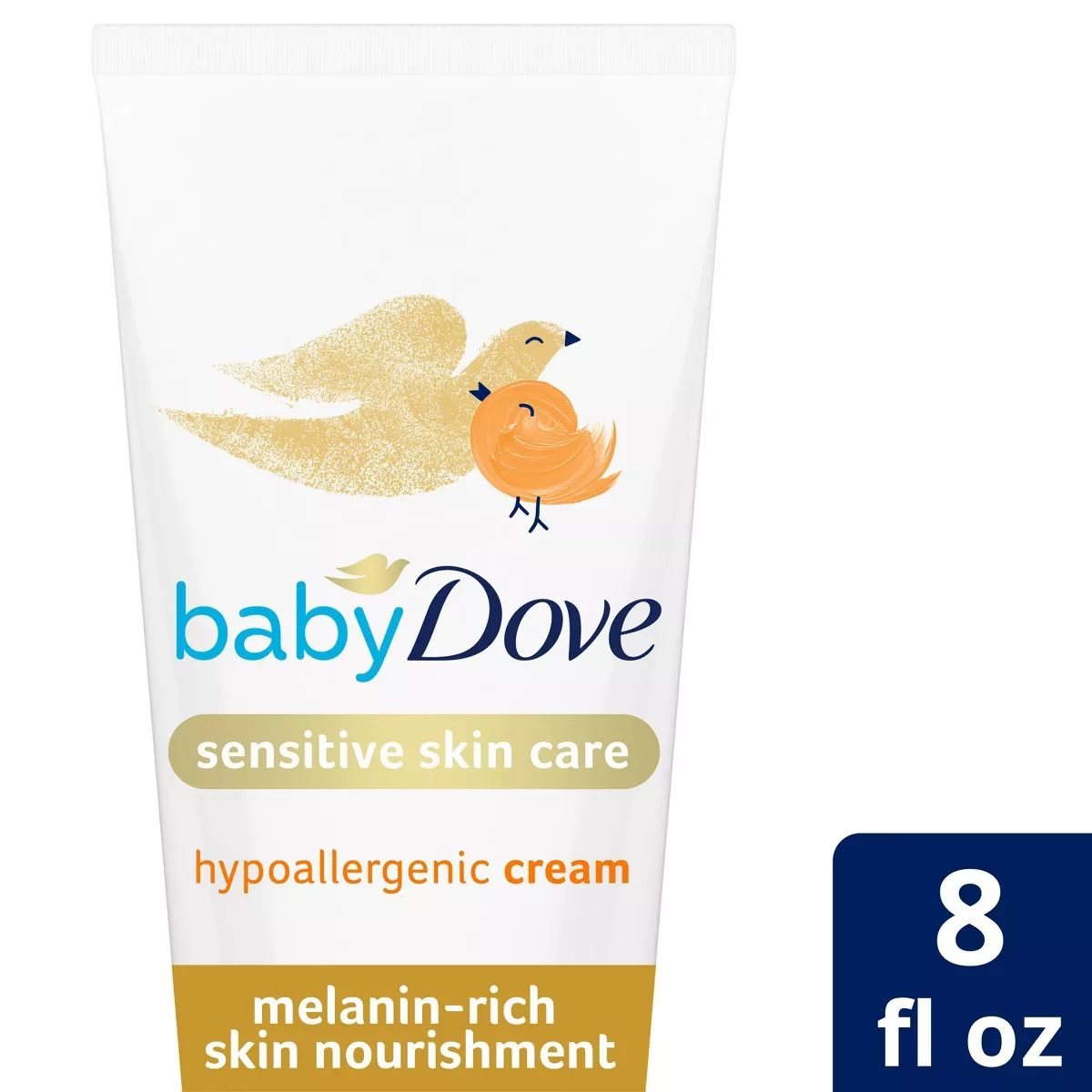 Baby Dove Melanin-Rich Skin Nourishment Sensitive Skin Care Hypoallergenic Cream - 8 fl oz | Target