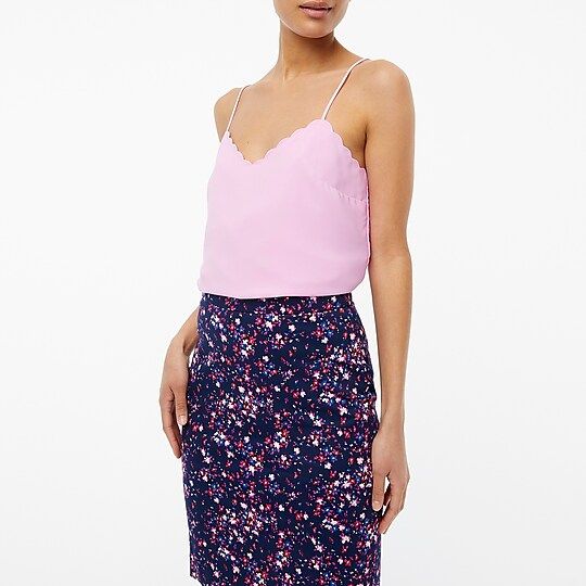 Factory: Scalloped Cami Top For Women | J.Crew Factory