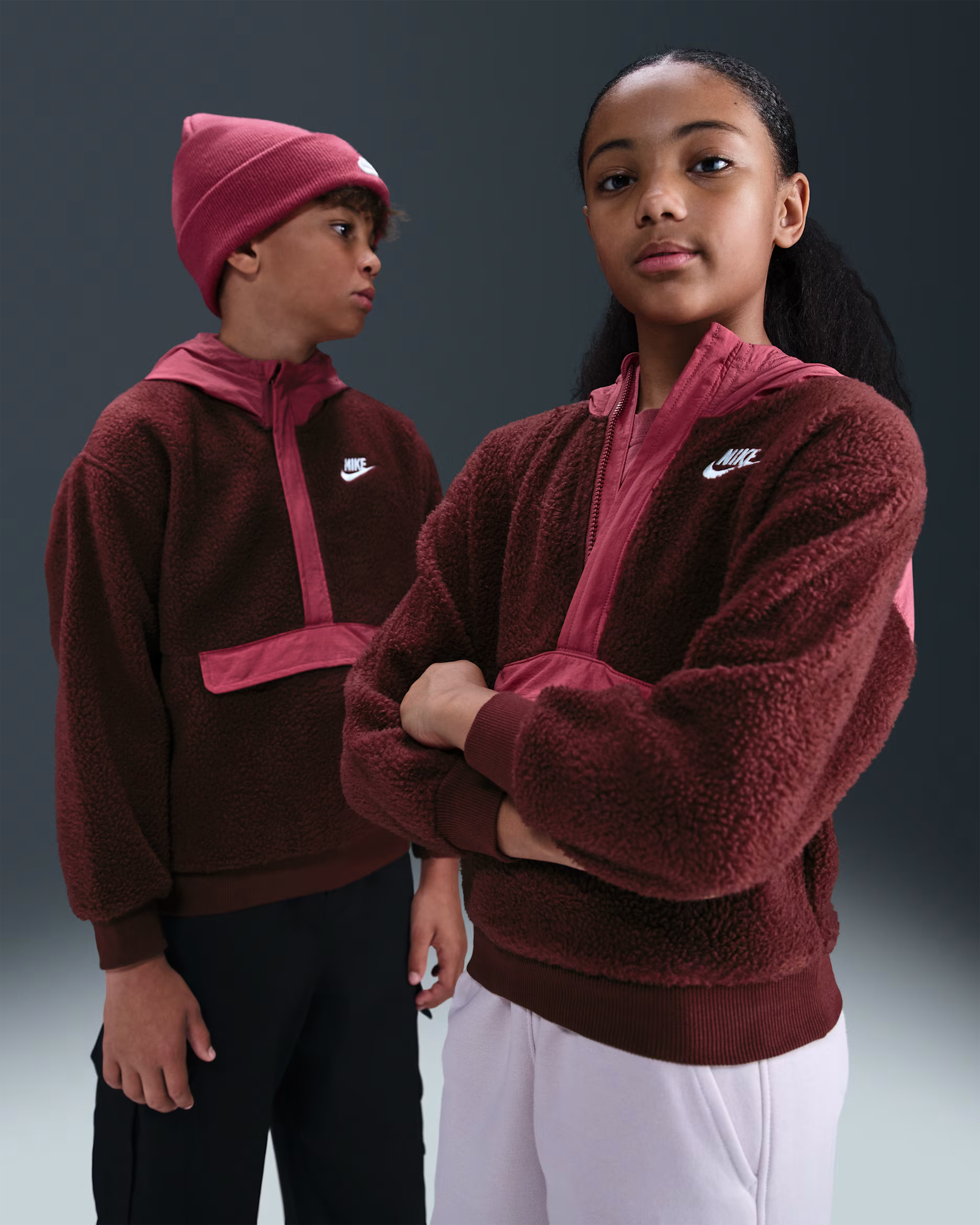 Nike Sportswear Club Fleece Big Kids' Loose 1/4-Zip Hoodie | Nike (US)