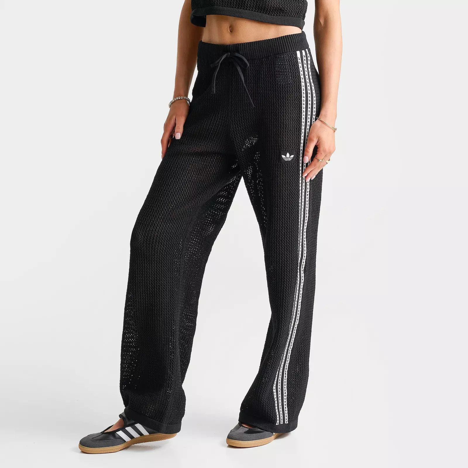 Women's adidas Originals Knitted Crochet Firebird Track Pants | Finish Line (US)