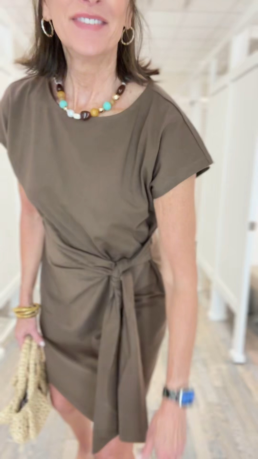 Tie waist dress size large 

Vacation dress
Summer outfit 
Casual style
Workwear 

#LTKMidsize #LTKSaleAlert #LTKTall