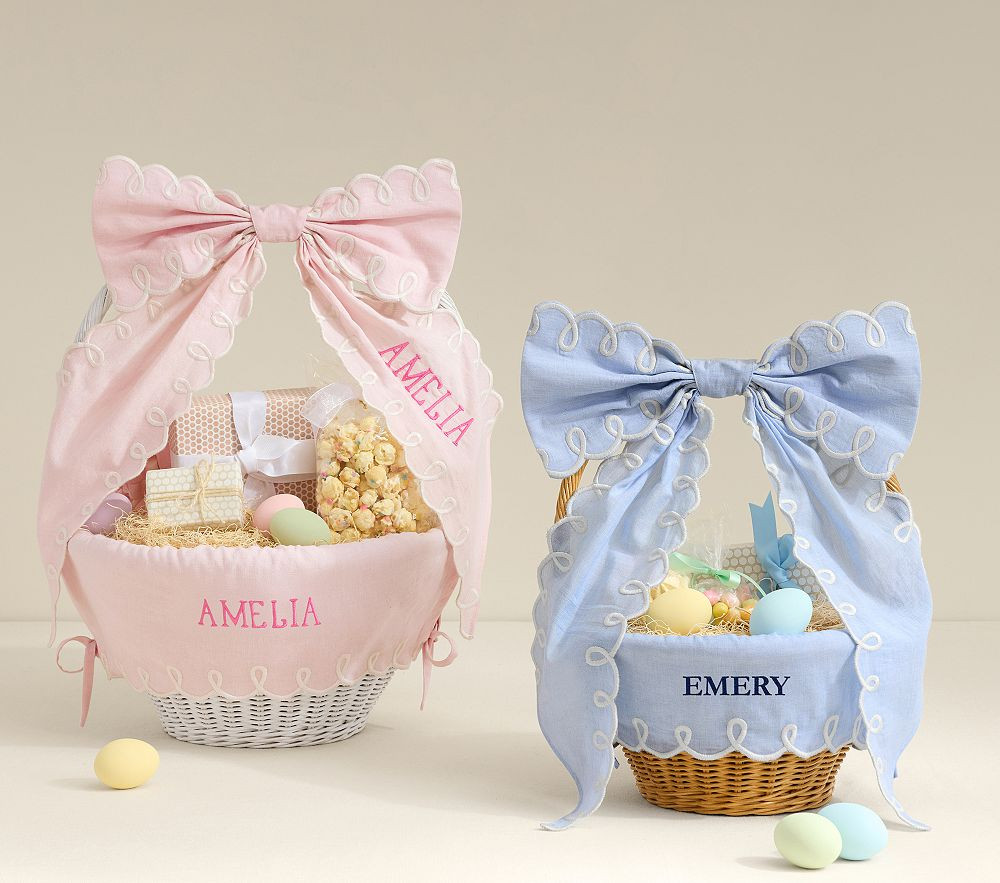Penny Scallop Easter Basket Liners | Pottery Barn Kids
