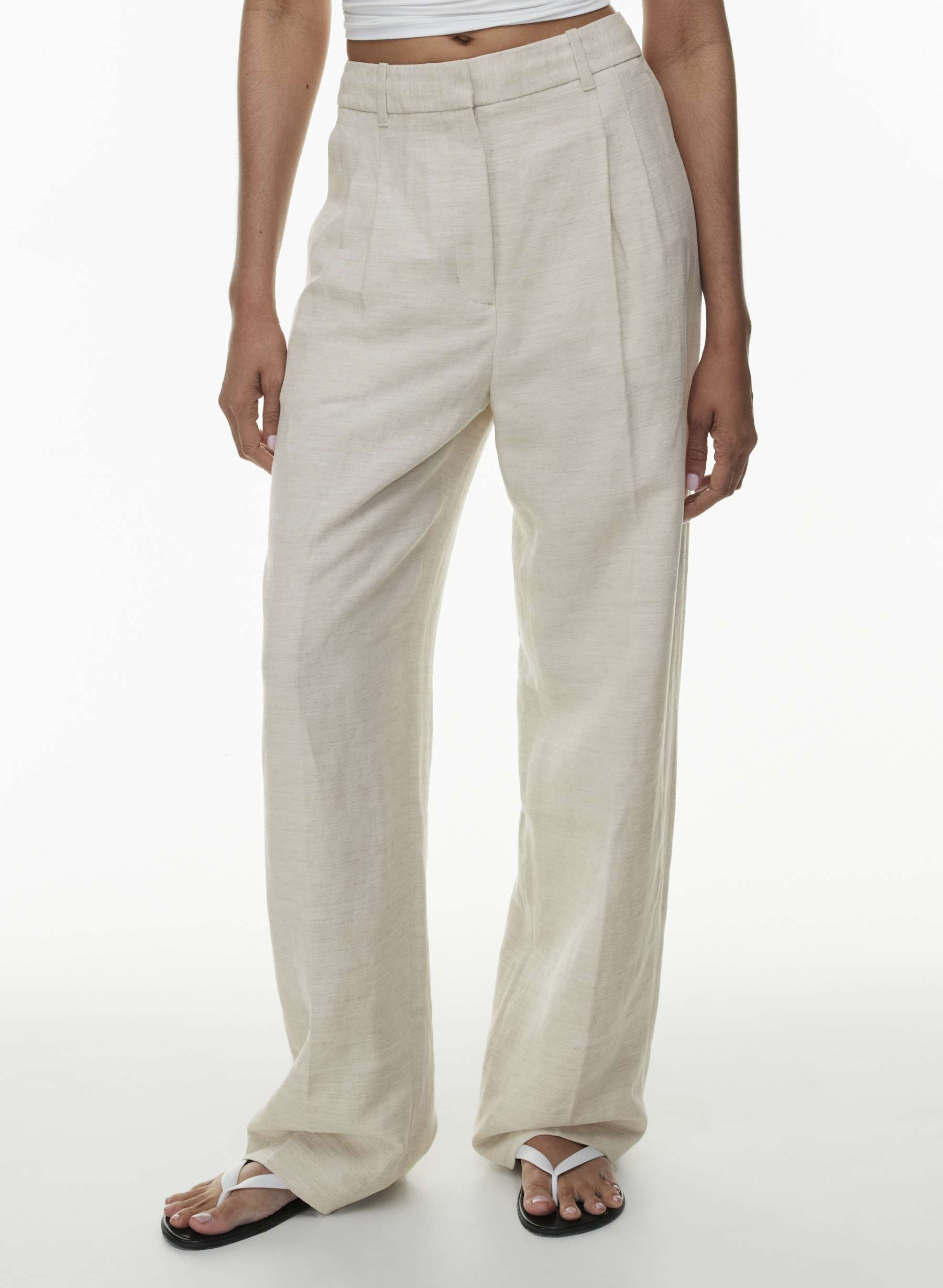 THE EFFORTLESS PANT™ LINEN | Aritzia