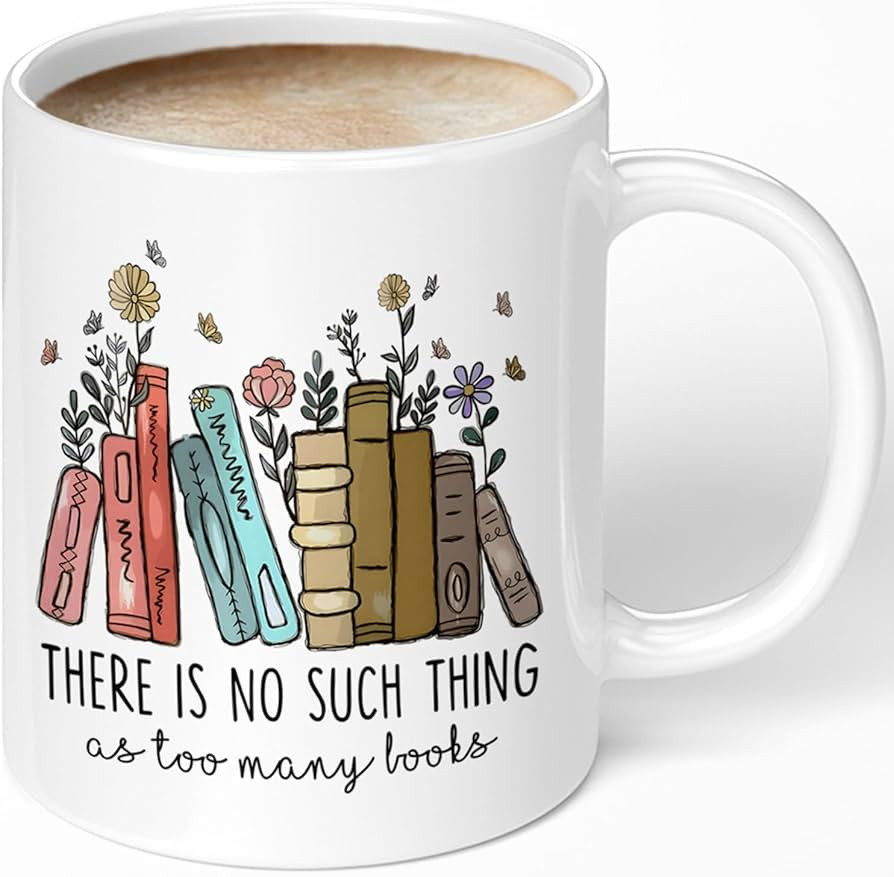 Book Lovers Coffee Mug 11oz - Book Lovers Gifts for Women - Librarian Mug - There Is No Such Thin... | Amazon (US)