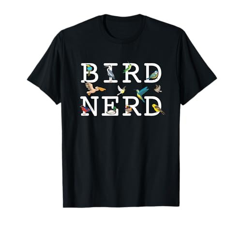 Cool Bird Lover Birdwatching Present Birdwatcher Birder T-Shirt | Amazon (US)