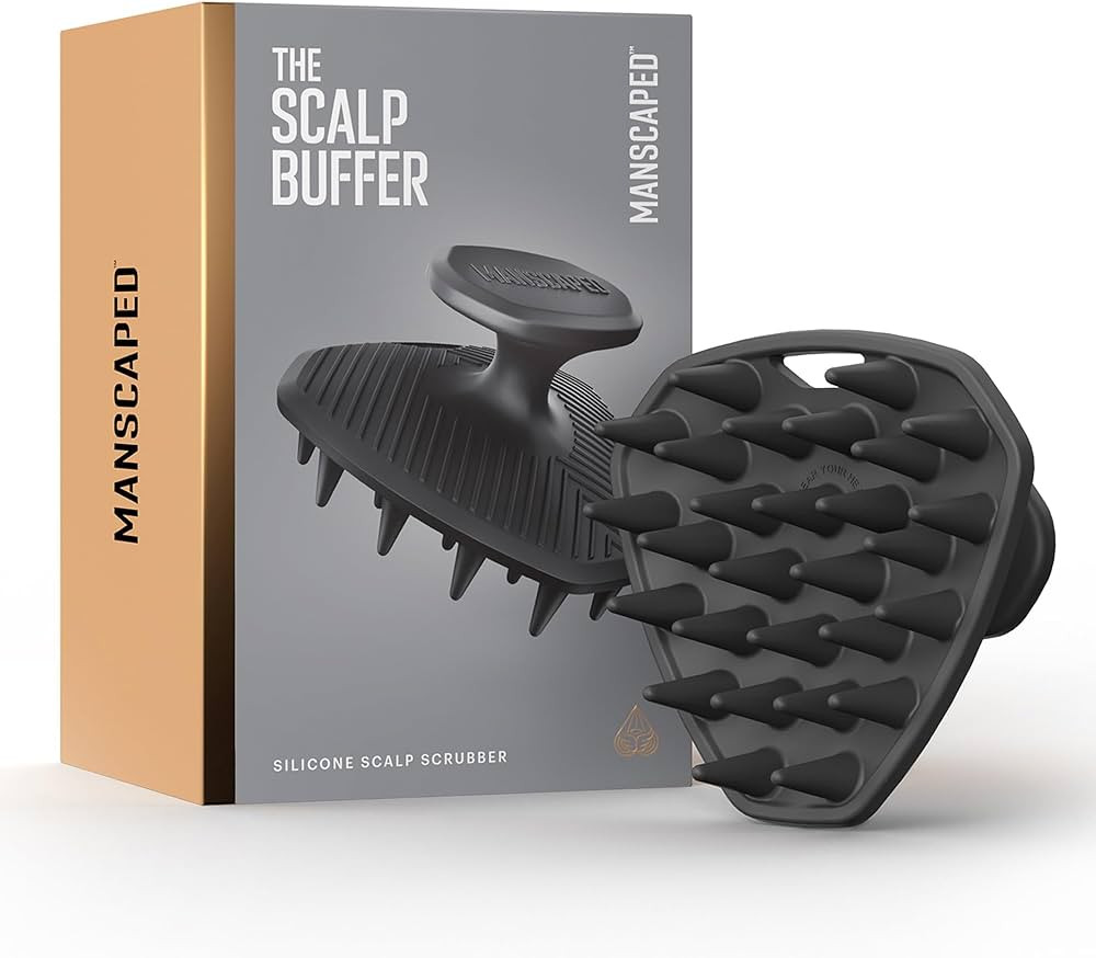 MANSCAPED® The Scalp Buffer Men’s Silicone Head Scrubber – Premium Cleansing & Exfoliating H... | Amazon (US)