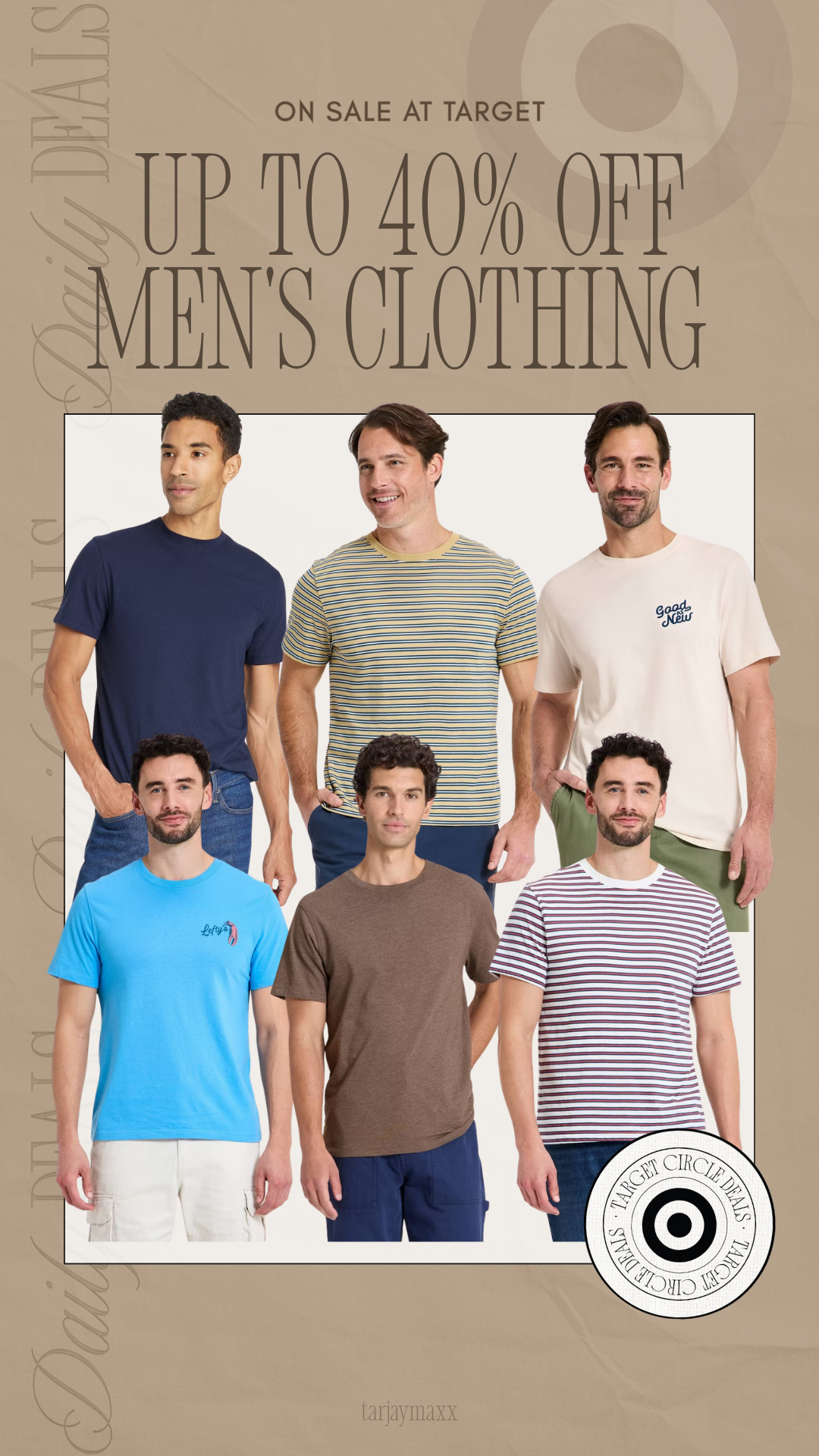 Target has some really good men's deals this week! Everything from everyday basics to polos, shorts, and more are up to 40% off.
wedding guest dress summer, prime day deals, summer dresses, plus size fashion, business casual workwear, fathers day gift guide, country concert, bathing suits, bathroom decor, meredith hudkins, target style, target deals 

 #LTKootd #LTKSeasonal #LTKMens