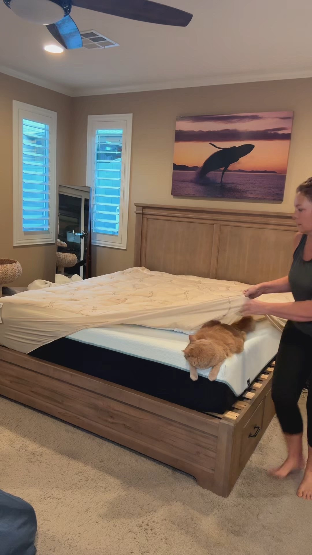 I bought the BEDLORE King Mattress Topper because I'm a hot sleeper and wanted something that would keep me cooler throughout the night. My cats are always jumping on and off the bed, so I needed something that would protect my quality mattress from any potential damage while still being comfortable. The bamboo viscose material is a huge plus—it’s breathable and soft. The topper is thick, providing just the right amount of plushness without making the bed feel too soft. The deep elastic pockets keep it securely in place, and the stretchable skirt fits perfectly on my 18-inch mattress, so no need to adjust it constantly. It’s also machine washable, which is ideal for keeping it fresh. Plus, it provides relief for my back, making it the perfect balance of comfort and support. Definitely a game-changer for my sleep setup!

#LTKHome #LTKOver40 #LTKdayinmylife