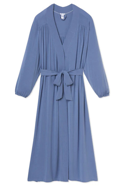 DreamKnit Midi Robe in Aura | LAKE Pajamas