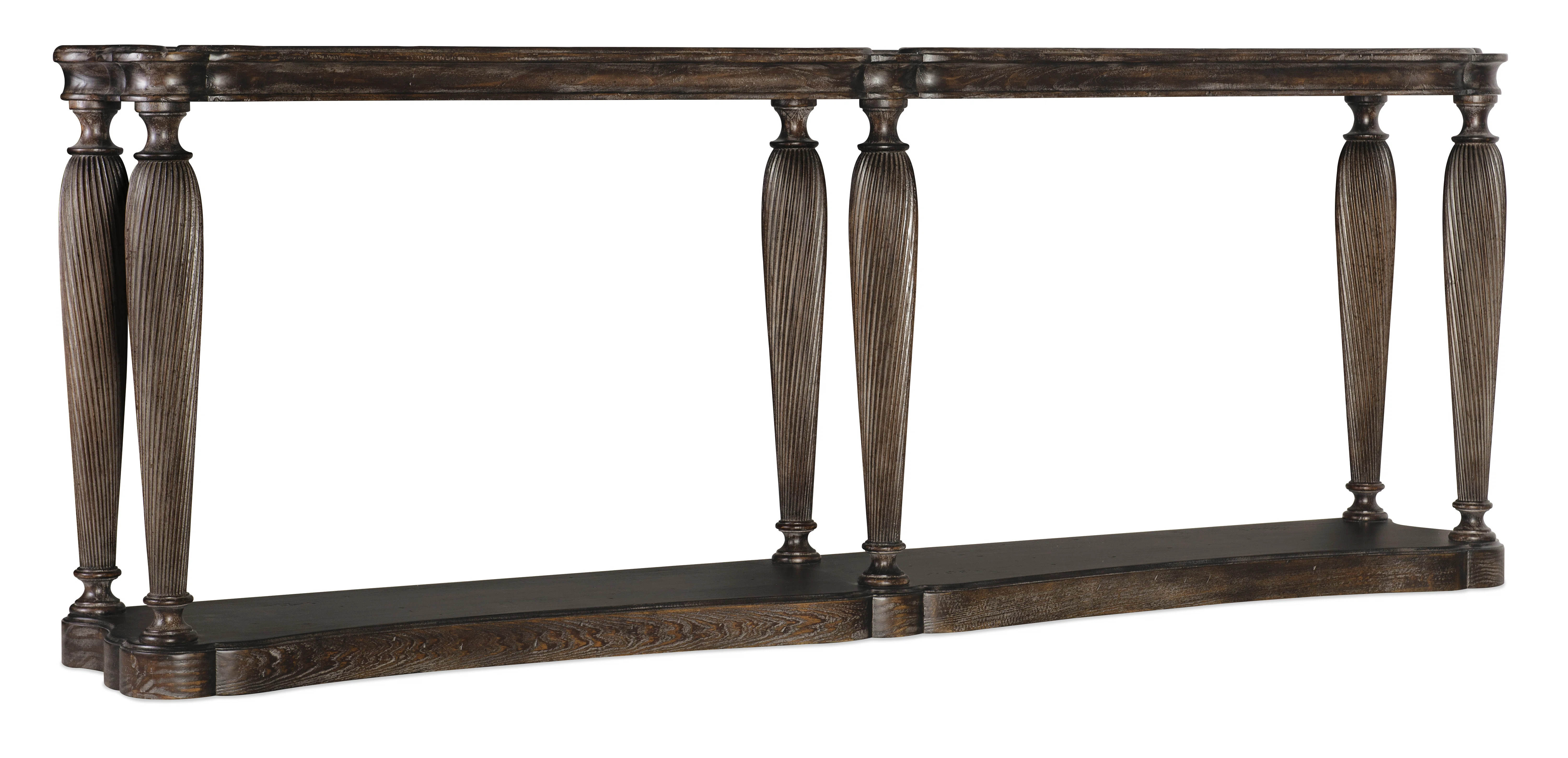 Traditions 90'' Solid Wood Top Console Table | Wayfair North America