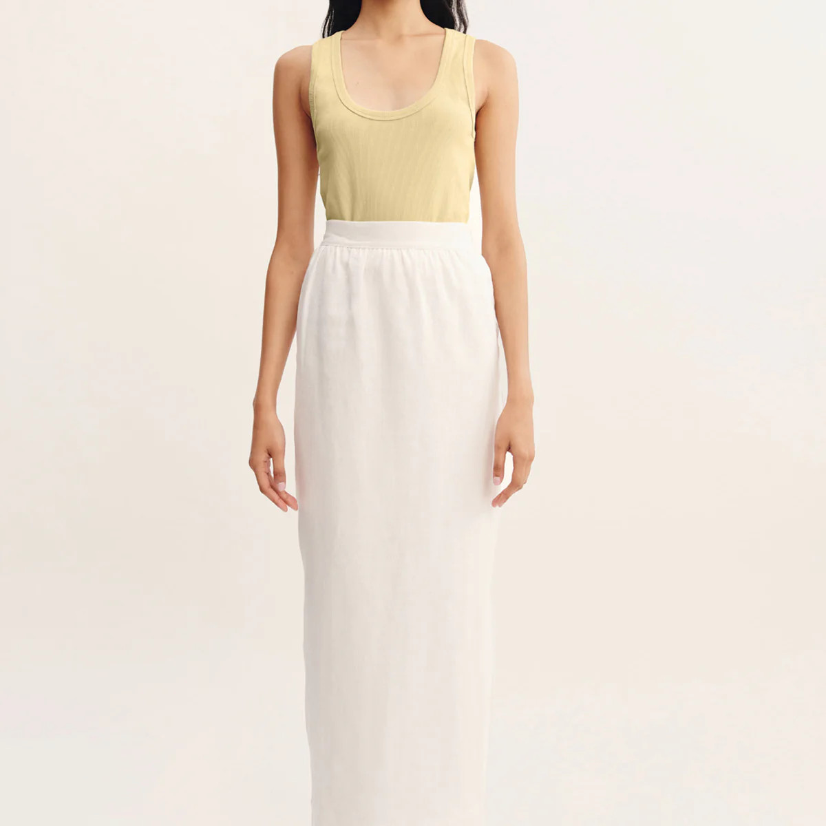 BONNIE PENCIL SKIRT - IVORY | POSSE (US)