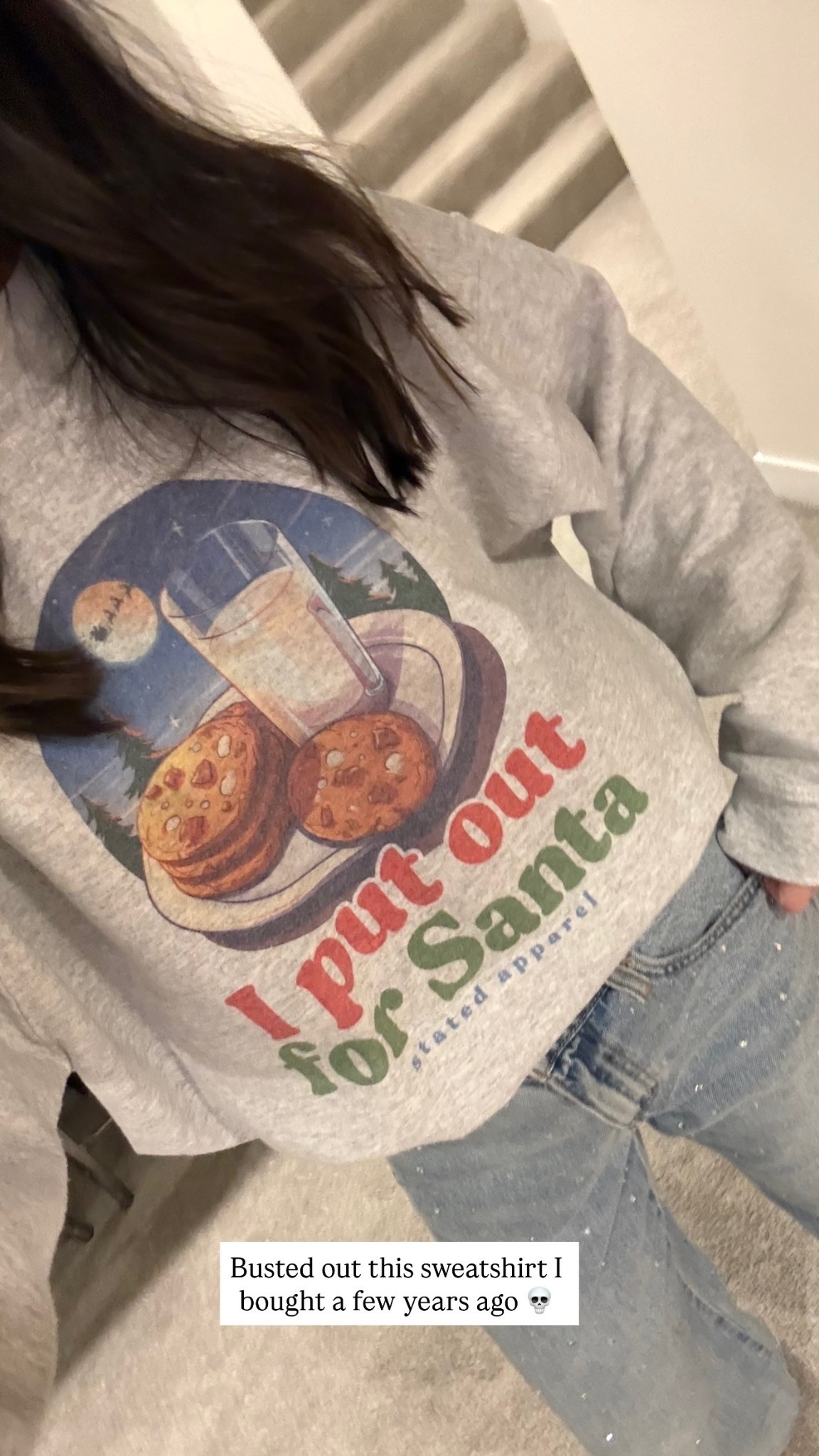 Busted out this sweatshirt I bought a few years ago 💀 no longer sold but linked similar! 

#LTKGiftGuide #LTKFindsUnder50 #LTKHoliday