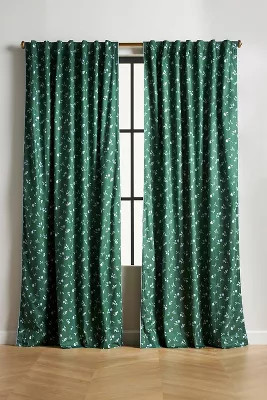 Alva Printed Cotton Curtain | Anthropologie (US)